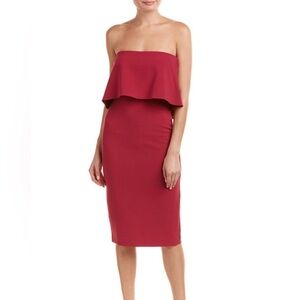 LIKELY Strapless Hot Pink Dress 💖💕💃 Size 8/Worn Once